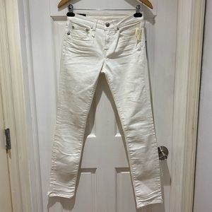 NWT R13 Alison Skinny Jeans in Garret White Size 26